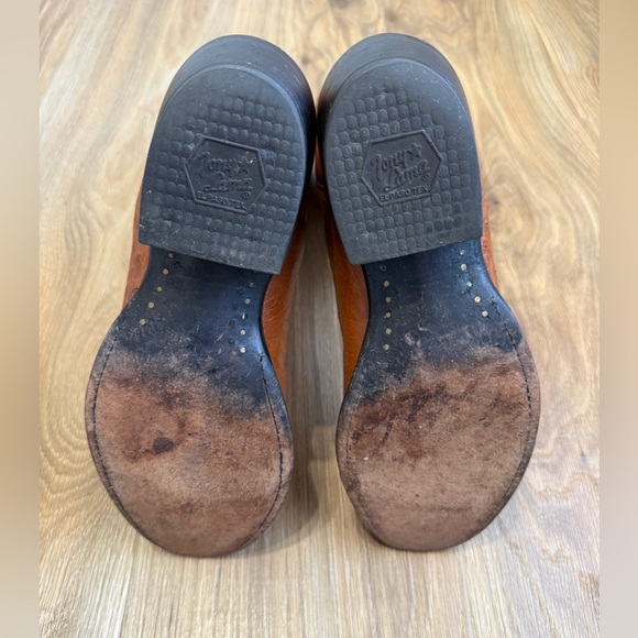 Vintage Tony Lama Smooth Ostrich Cowboy Boots 9 D  Pin Quill White Label EUC - Picture 6 of 7